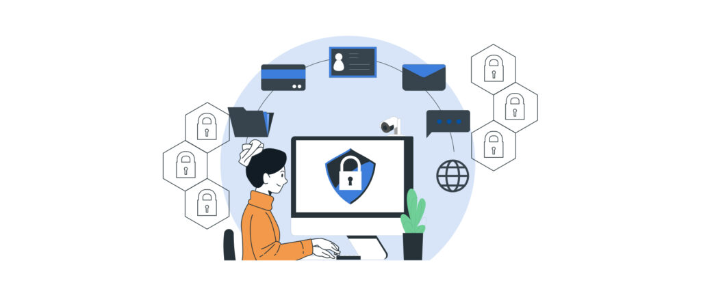 Illustration Data Protection Day: Datenschutz als unternehmerische Verantwortung