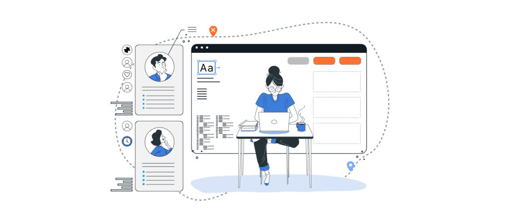 Illustration Unser nutzungszentrierter Design-Prozess
