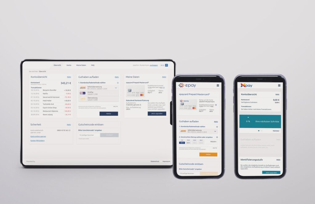 X Pay Digital Interfaces