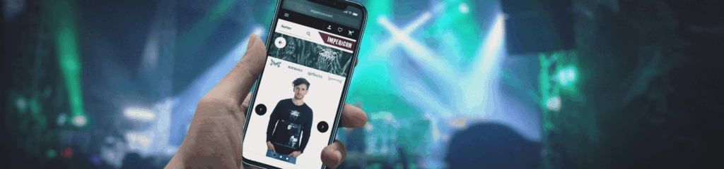 Impericon App at a Concert
